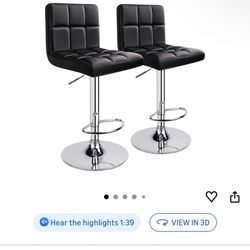 Black Barstools 