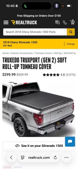 Real truck truxedo Truck bed cover
