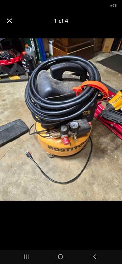 Bostitch Pancake Air Compressor with Hose