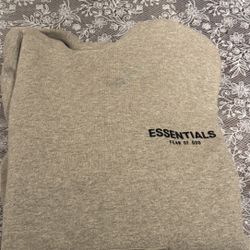 Essentials Fear of God Hoodie – Dark Oatmeal | Size Small