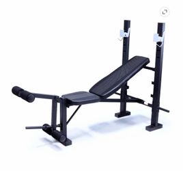 Athletic Works Standard Bench & Rack Combo with Leg Press