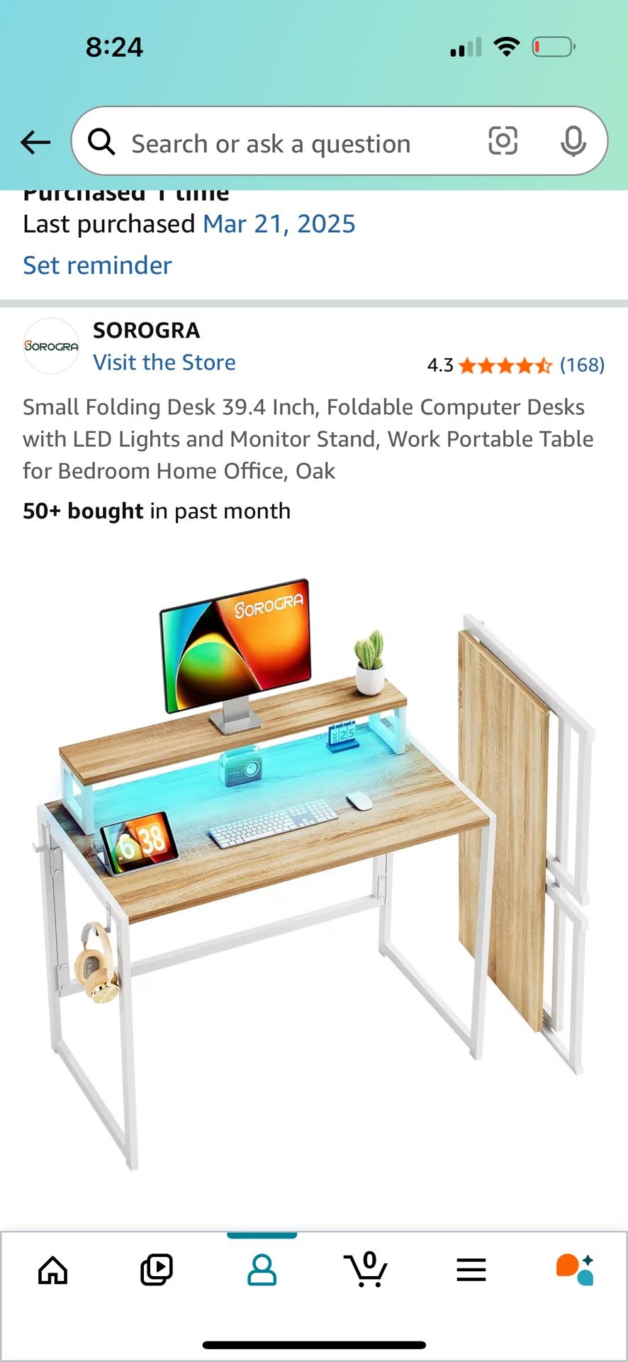 Foldable Computer Desk