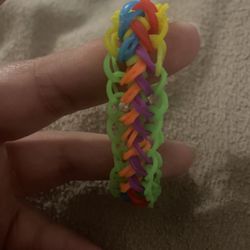 rainbow loom bracelet! MERMAID! 