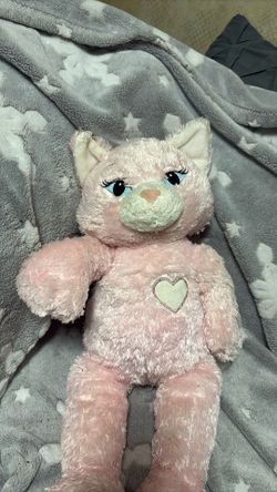 Build A Bear Sassy Pink Kitty With Voice Box