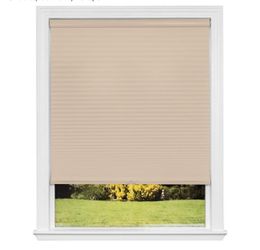 Beige Cordless Cellular Shade for Window