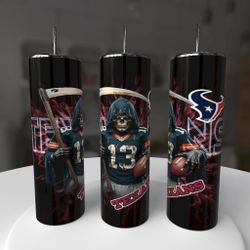 Houston Texans Football Tumbler