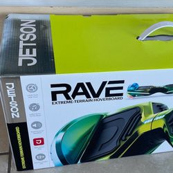 Jetson Rave Extreme-Terrain Hoverboard W/Charger & Manual