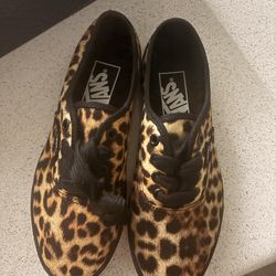 Cheetah print vans