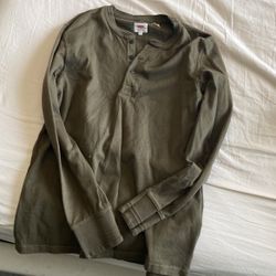 Olive Green Long Sleeve Levi’s Shirt