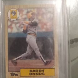 1986 BARRY BONDS #320 ERROR ROOKIE CARD!!!