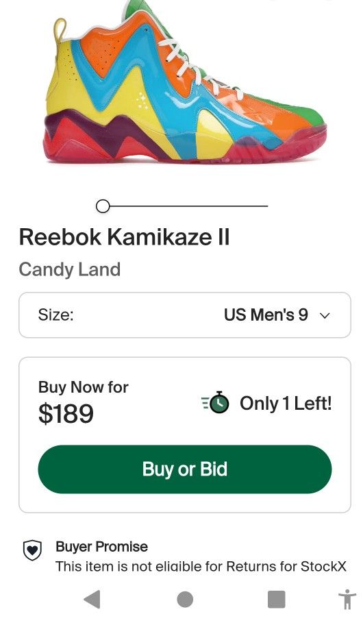 REEBOK  Tennises Size US 11