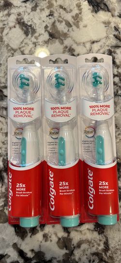 Colgate powered toothbrush $5/each