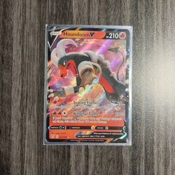 Houndoom V 21/189 Ultra Rare Full Art Darkness Ablaze Pokemon TCG NM/M