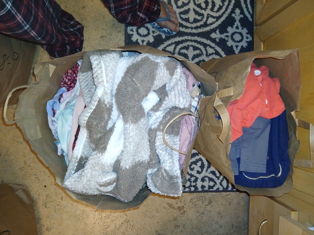 2 Bags Full Of Girl Clothes
