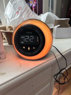 iHome Bluetooth Alarm Clock with Color Light