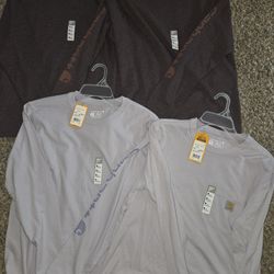 Women’s szM Long Sleeve Carhartt Shirt loose fit ((new)) $15 each or $50  for all 4 !
