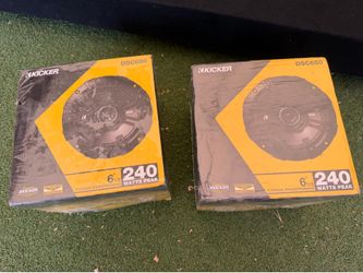 Kicker 6 1/2 door speakers