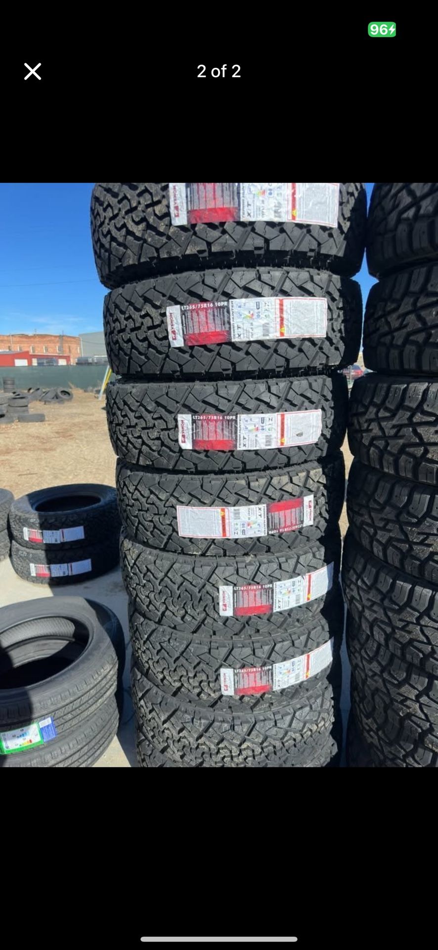 265/75/16LT Venom Terra Hunter X/T 10ply Tires