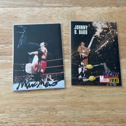 Wwf Marc Mero 2 autograph cards