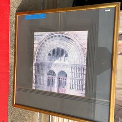 Framed Print, Alfred Waterhouse Design for The Entrance To The National History Museum