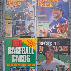3 Vintage Baseball Price Guide Magazines,1 hottest players magazine 