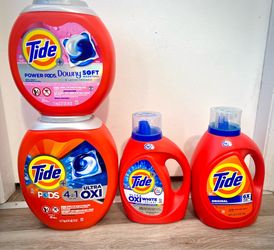 Tide Laundry Bundle - Pods 110ct + 2 Liquid - New Sealed $55