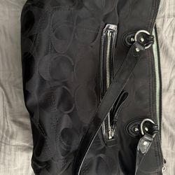 Mid 2000s Black Coach purse