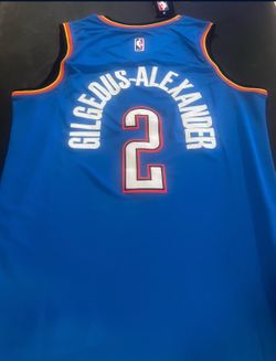 OKC Thunder Shai Gilgeuos Alexander Jerseys. New