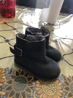 Black baby boots