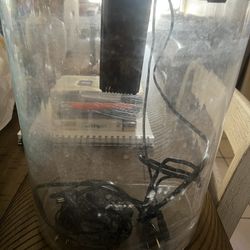 Top fin Half Moon 3.5gal Aquarium 