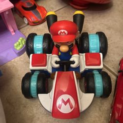 Mario In Sports Car Battery Operated Very Cool Toy Heavy