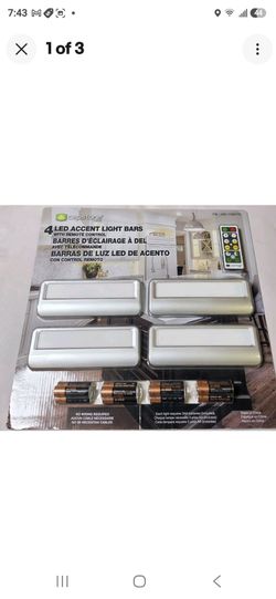 Brand New Capstone 4 LED Accent Light Bars Remote Control Timer Brand-New