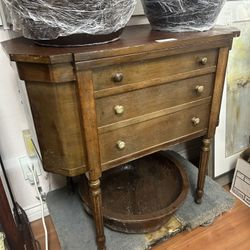 Vintage Martha Washington Style Sewing Cabinet