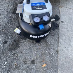 Hart 6 Gallon 1.5 HP Pancake Air Compressor