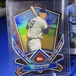 2013 Topps Baseball CTC-9 Ted Williams Cut to the Chase Dye Cut $10
