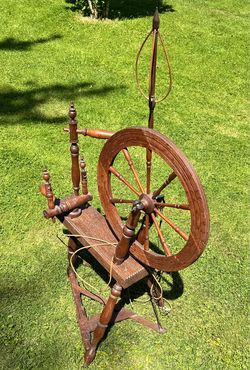 Antique Spinning Wheel  $50