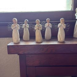 5 Willow Tree Angels Set