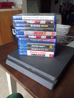 Ps4  with 12 games