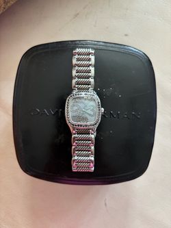 Back and Front of David Yurman watch