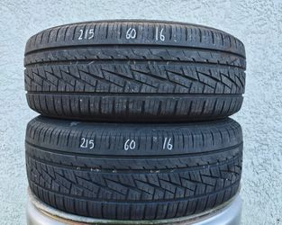 2 215/60/16 Tires