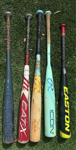 5 Used Baseball Bats