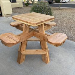 Patio Furniture Table /  Bar Style Picnic Table