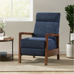 Christopher Knight Pushback Recliner, Navy Blue