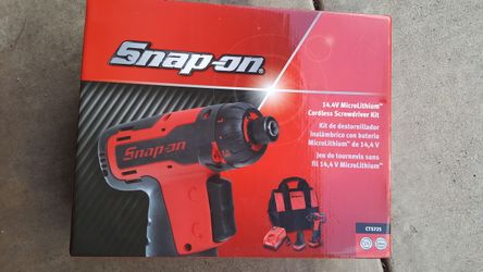 Snap-on cordless screwdriver