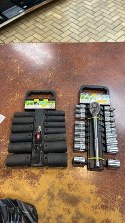 Pittsburgh 21 & 13 pc 72 tooth socket sets *SOLD SEPARATELY*
