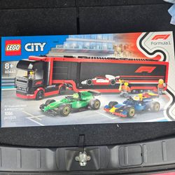 LEGO City F1 Truck with RB20 & AMR24 F1 Car