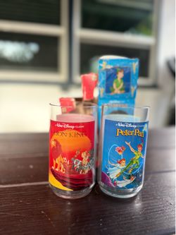 Disney The Lion King & Peter Pan Collector Series Plastic Cups