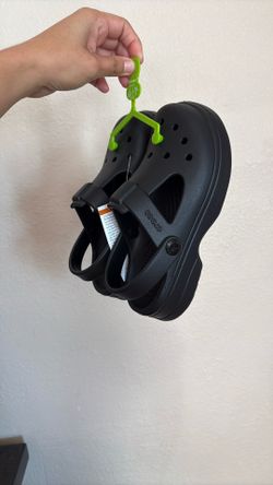 Black Maryjane Crocs 