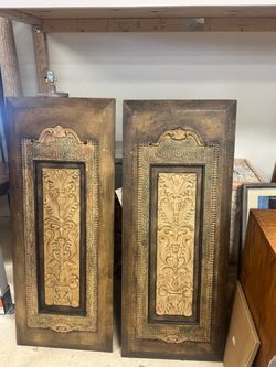 Pair of Ornate Decorative Wall Panels