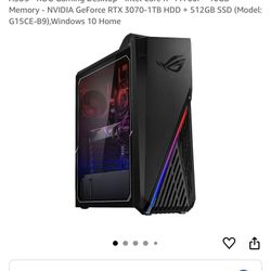 Rog Strix Gaming Pc New In Box Gpu 3060 